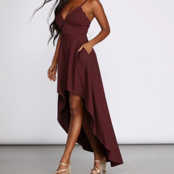 Speechless Dresses & Skirts - NWT High Low Scallop Dress
